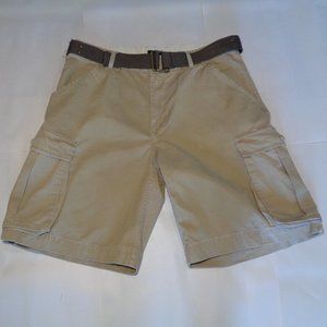 Club Room Size 38 Khaki Cotton New Cargo Shorts
